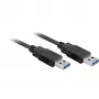 Cabo USB 3.0 SuperSpeed Goobay Wentronic, preto, 3 m – ficha USB 3.0 (Type-A) > ficha USB 3.0 (Type-A) (93929)