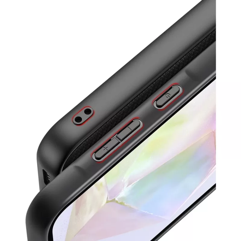 StyleShell NYLO, capa preta, Samsung Galaxy A35 5G
