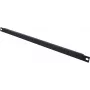 Frontal Omnitronic Z-19U aço preto 0,5HE — frontal para rack de 19 polegadas, aço, acabamento preto