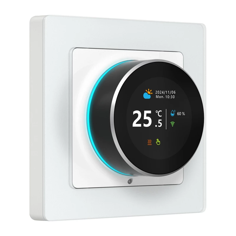Termostato inteligente Avatto WT20R-EH-16A-W-WiFi – controlo Wi‑Fi, relé de 16A, branco