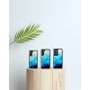Capa de proteção iKins para Samsung Galaxy S21 em Blue Lake preto