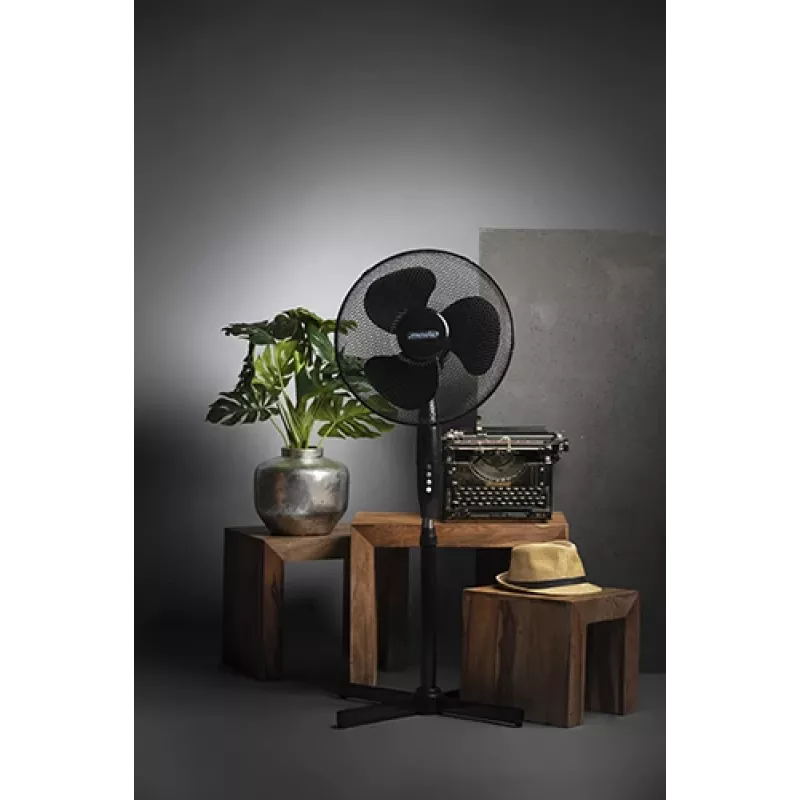 Mesko | Ventilador | MS 7311 | Ventilador de pé | Preto | Diâmetro 40 cm | Número de velocidades 3 | Oscilação | 45 W