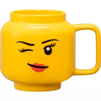 LEGO Caneca de cerâmica Winking Girl, grande