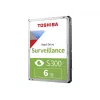 Disco rígido interno Toshiba S300 Surveillance 3,5 SATA 6GB/s – 6 TB, 5400 rpm
