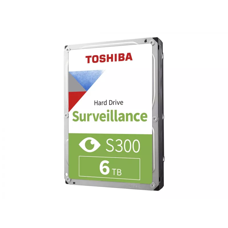 Disco rígido interno Toshiba S300 Surveillance 3,5 SATA 6GB/s – 6 TB, 5400 rpm
