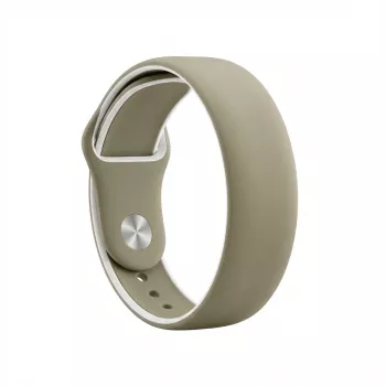 Pulseira GUAN Premium Pro para Apple Watch caqui/branco compatível com 38/40/41/42 mm