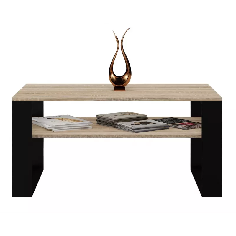 Mesa de centro / Mesa lateral / Mesa de canto Topeshop MODERN 1P SON CZ, mesa de centro de forma retangular, 2 pernas
