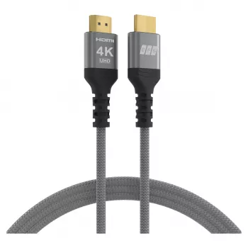 Cabo HDMI EFB Elektronik High-Speed com Ethernet 4K60Hz cinzento - Cabo - Digital/Visualização/Vídeo (HDMI-20-00001)