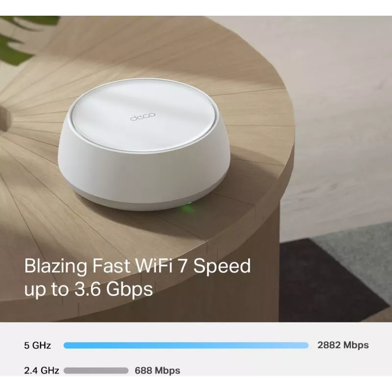 TP-Link Deco BE22 Dualband (2,4 GHz / 5 GHz) Wi-Fi 7 (802.11be) branco 2 unidades