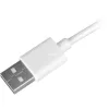Cabo adaptador USB Sharkoon USB 2.0 A para USB‑C 1 m branco