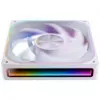 Ventoinha de caixa Jonsbo ZA-140W PWM ARGB 140 mm, branca, Infinity Mirror
