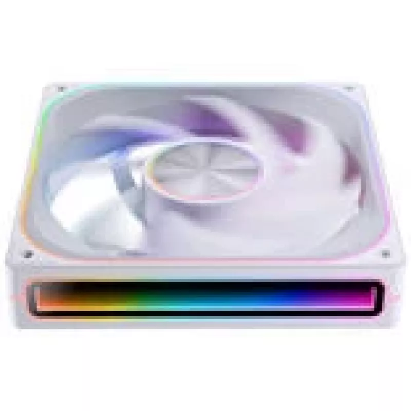 Ventoinha de caixa Jonsbo ZA-140W PWM ARGB 140 mm, branca, Infinity Mirror