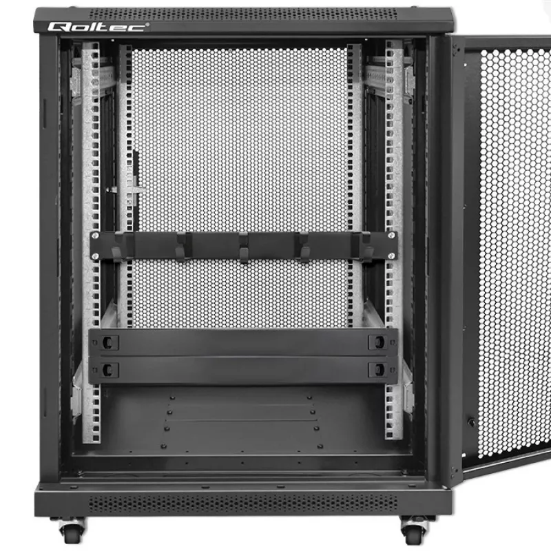 Gestor de cabos QOLTEC 54515 1U para racks de 19 polegadas