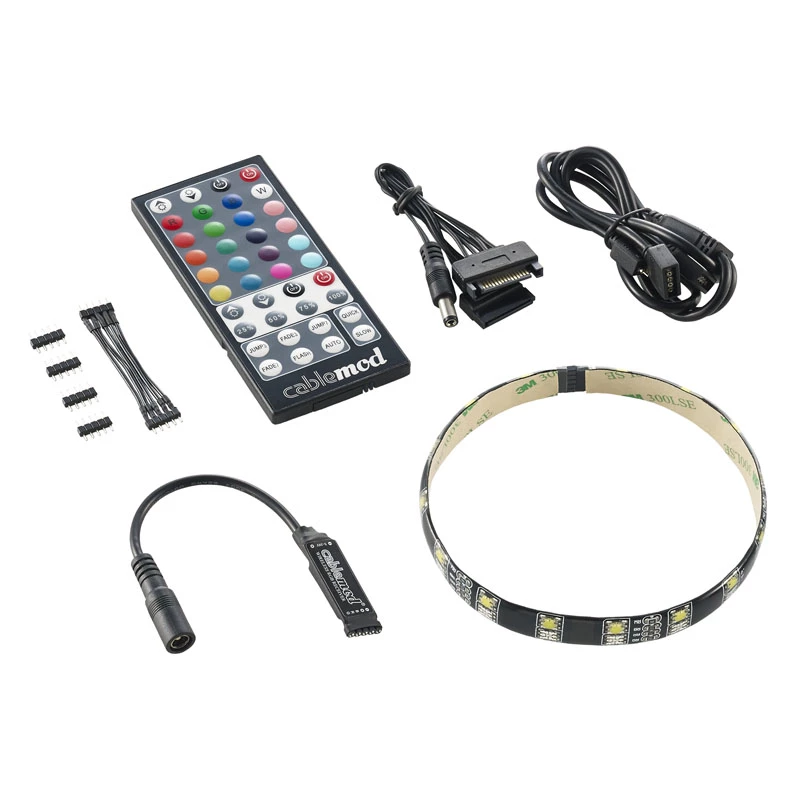 Tira de LED universal CableMod CM-LED-30-D30RGBW-RK 300 mm para interiores