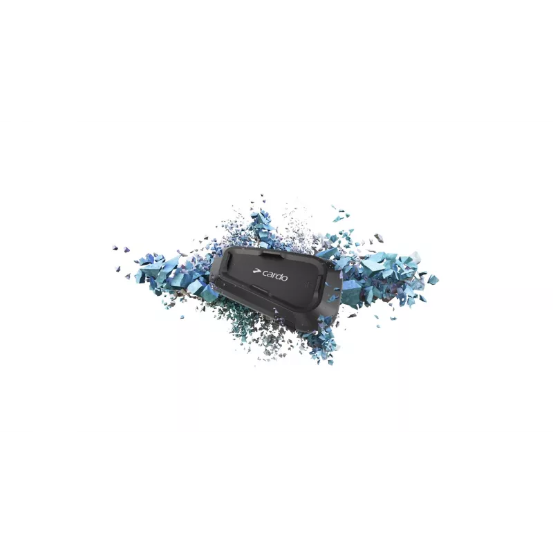 Cardo Spirit HD intercomunicador para mota 2 canais 600 m preto