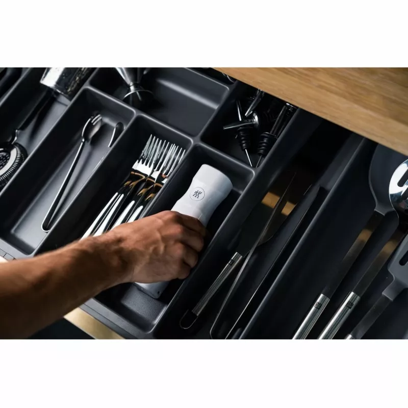 Máquina de vácuo ZWILLING FRESH & SAVE branco bomba, bateria 3,7 V, porta de carregamento Micro-USB, 190×50×50 mm, 330 g