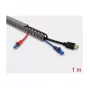Calha para cabos DELOCK 22027, secção 25×25 mm, comprimento 1 m, cinzento