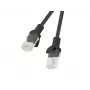 Cabo de rede fixo UTP Cat.6 Lanberg preto (comprimento: 0,25 m)