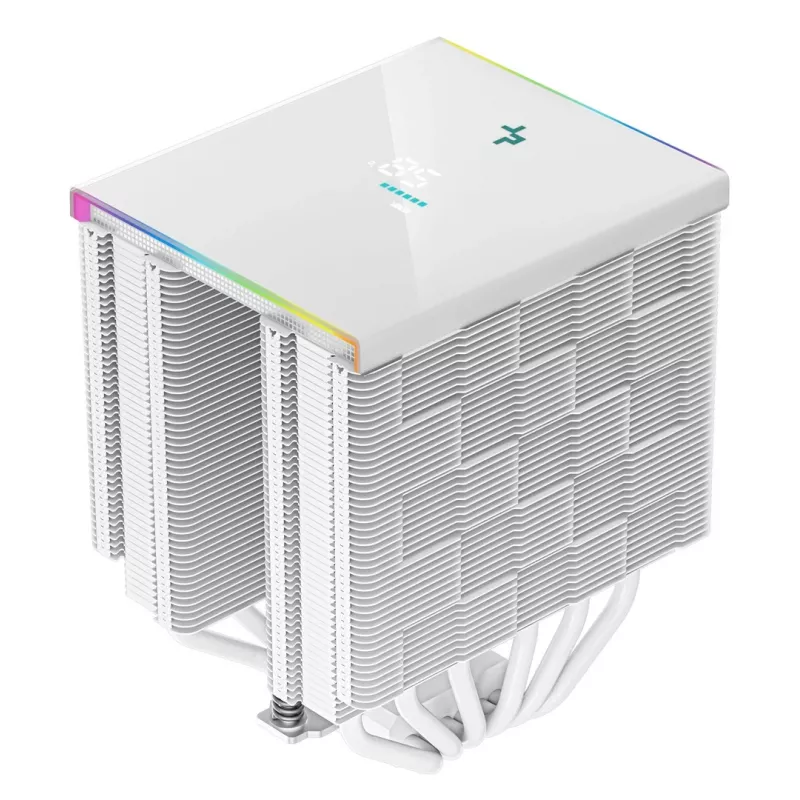 Arrefecedor de ar para processador DeepCool AK620 Digital WH 12 cm branco 1 unidade