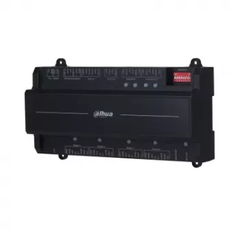 Controlador de porta de segurança DAHUA ASC2202B-D — controlador básico de 2 portas, 12 V, 1,4 A, RS-485, 210×50×106 mm