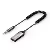 UGREEN CM309 recetor de áudio Bluetooth 5.0, USB, ficha AUX de 3,5 mm, preto