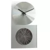 NeXtime Relógio 3028 OP, 16x30,2 cm, parede, vidro, prateado