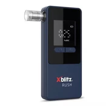 Teste de alcoolemia Xblitz Rush — teste de álcool no hálito eletroquímico, modelo Xblitz Rush