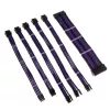 Kolink Core Adept Braided Kit de extensão de cabos - Jet preto/Titan roxo