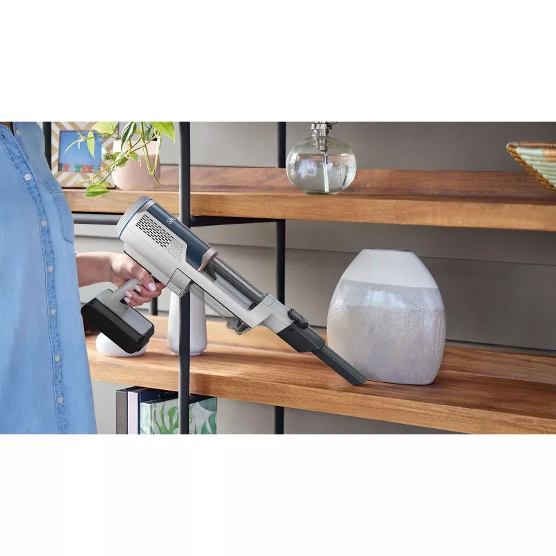 Sharkclean BU3521EU aspirador vertical/escova elétrica aspirador vertical 2-em-1 bateria a seco sem saco 21,6 W azul, branco