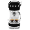 SMEG 50's Style ECF02BLEU máquina de espresso, 15 bar, preta