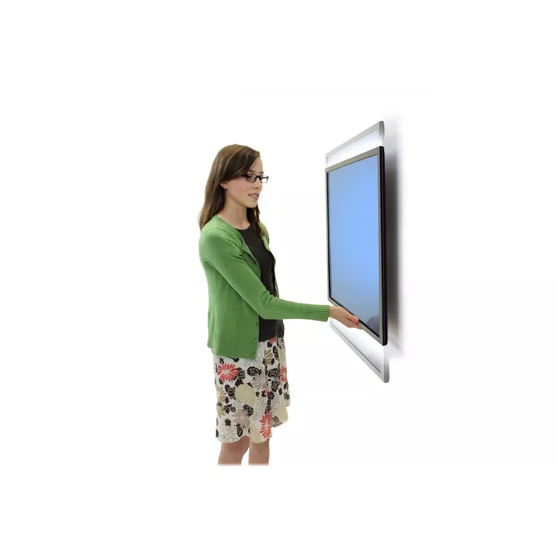 Ergotron Glide Wall Mount LD-X - kit de montagem (braço articulado, adaptador VESA, elementos de fixação, conjunto de elevação) para ecrã LCD - preto - ecrã