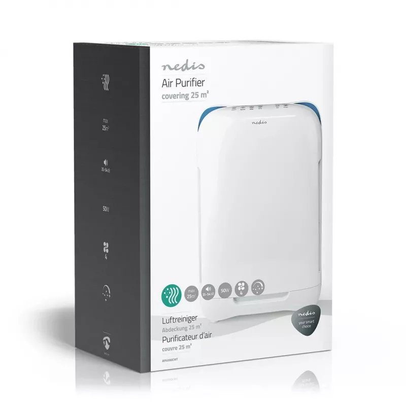 Purificador de ar Nedis AIPU200CWT 25 m² 54 dB 50 W branco