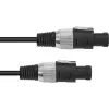Cabo de coluna Omnitronic 3022110M, condutor 2x1,5 mm², 5 m, preto
