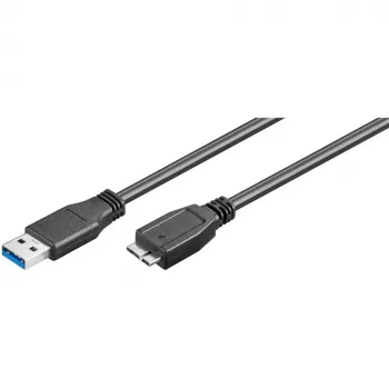Cabo USB-A para Micro-USB-B GOOBAY 95026 — 1,8 m, ficha macho-ficha macho, preto