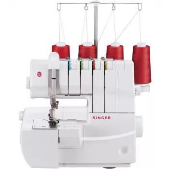 Máquina de costura SINGER 14T970C — 24 pontos, casa de botão automática em 4 passos, 750 pontos/min, braço livre, 105 W