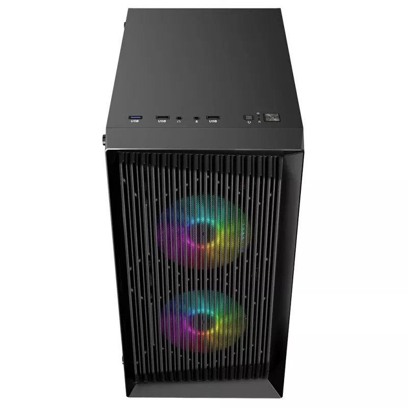 Caixa de computador Logic Concept Atos AM-ATOS-10-0000000-0002 ATX preta