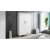 Cama Meble LOTTA 2D2D roupeiro, branco + carvalho Sonoma