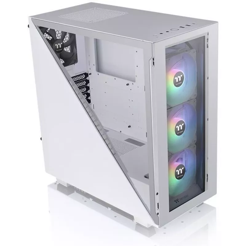 Caixa de PC Thermaltake Divider 300 TG Snow ARGB Midi Tower branco