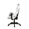 Cadeira gaming Arozzi Torretta SoftPU — branca, revestimento Soft-PU, braços ajustáveis, encosto reclinável