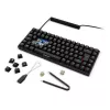 Teclado gaming mecânico Sharkoon Skiller SGK50S3 PBT preto amarelo RGB