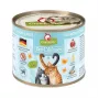 Comida húmida para gatos Fox4Pets DeliCATessen Salmão e Peru 200 g — sem cereais, sem glúten, alimento completo para gatos adultos