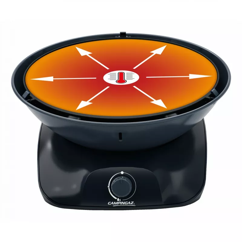 Grelhador de mesa Campingaz 2200 W butano cinzento modelo 2000038778