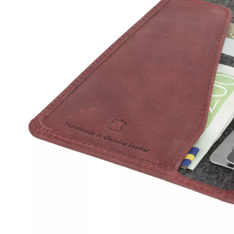 Capa tipo carteira Krusell Sunne 4 cartões FolioWallet