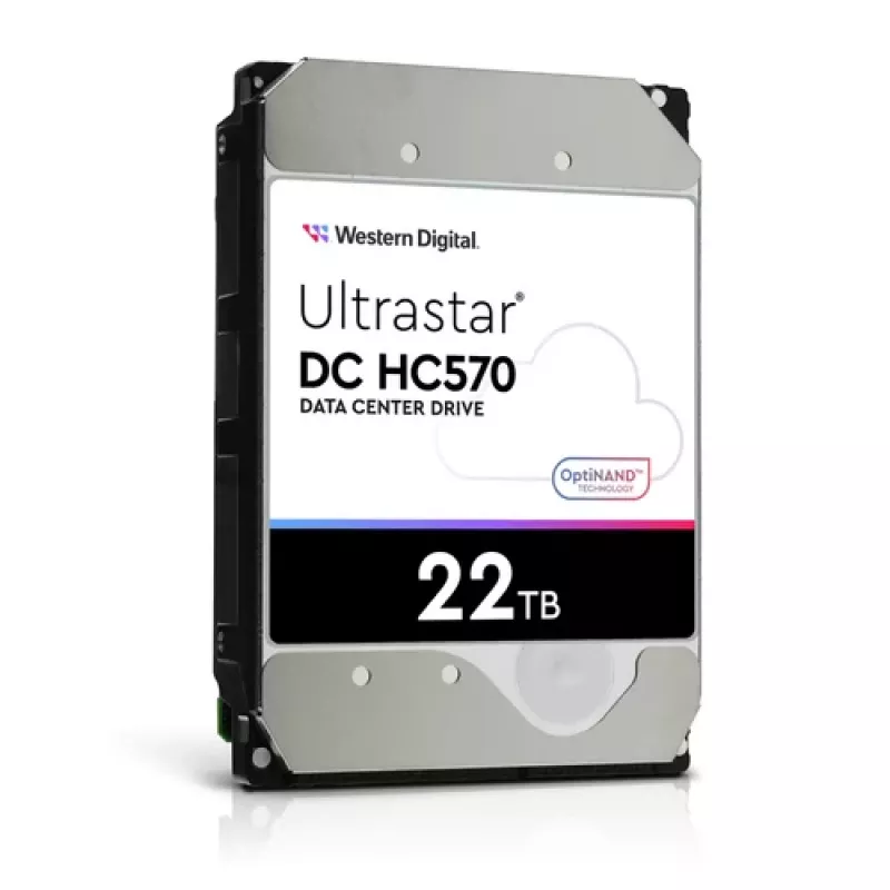 Disco rígido SAS de 3,5 polegadas Western Digital Ultrastar DH HC570 22 TB, 12 Gbit/s, 7200 rpm, 512 MB cache
