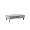 Cama LOTTA 110 mesa de centro, branco / carvalho Sonoma