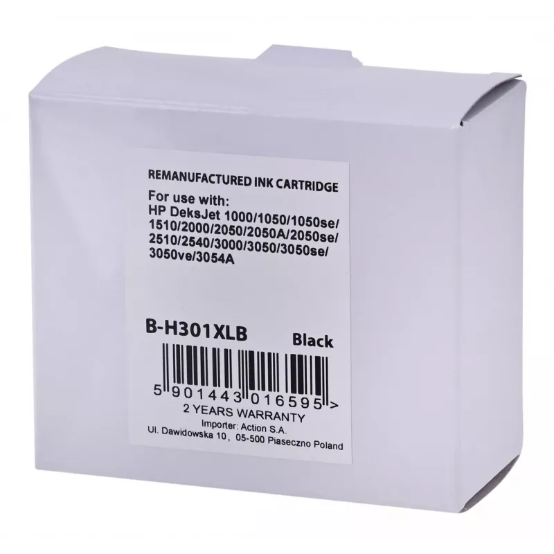 Tinta SUPERBULK para HP 301XL CH563 reg B-H301Bk