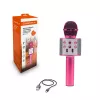Microfone MANTA MIC11-PK Rosa — com fio 3,5 mm jack, auscultador leve