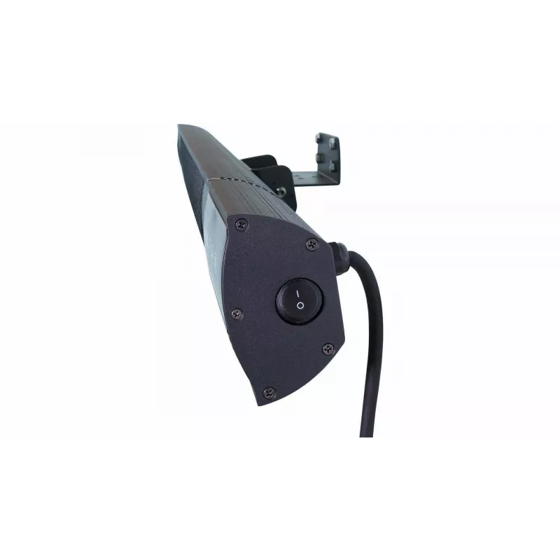 Aquecedor infravermelho SUNRED RD-DARK-25, 2500 W, Montagem na parede, IP55, preto