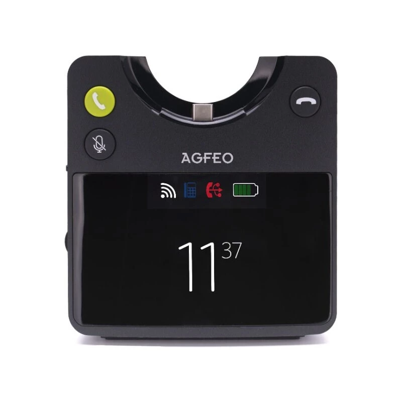 Estação base AGFEO Infinity estação base plástico preto 276g