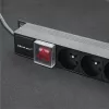 Régua de tomadas para RACK 16A PDU, 16xFRENCH, vertical